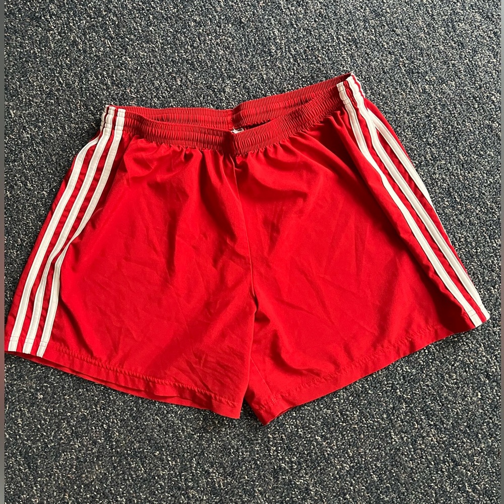Red Adidas Shorts